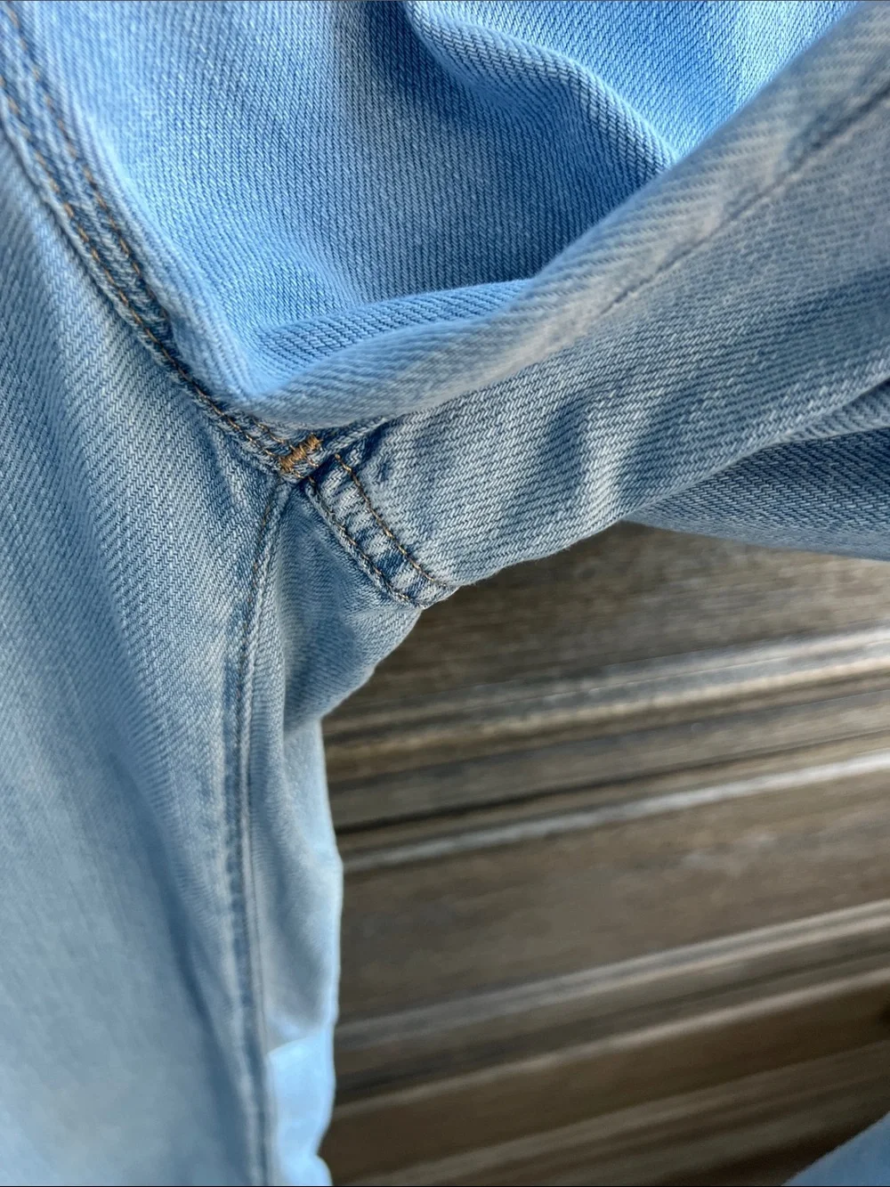 J. Crew Light Blue Wide-Leg Jeans